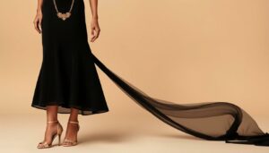 robe noire de cérémonie