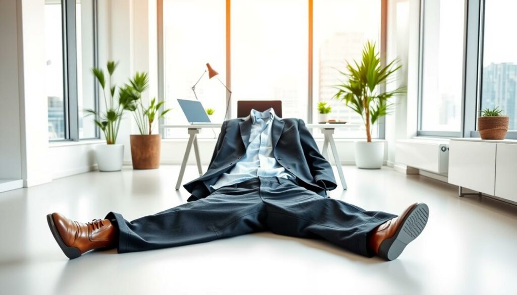 A-bright-airy-office-setting-with-a-comfortable-and-professional-outfit-laid-out-in-the-1024x585 Travail au bureau : les vêtements/chaussures indispensables