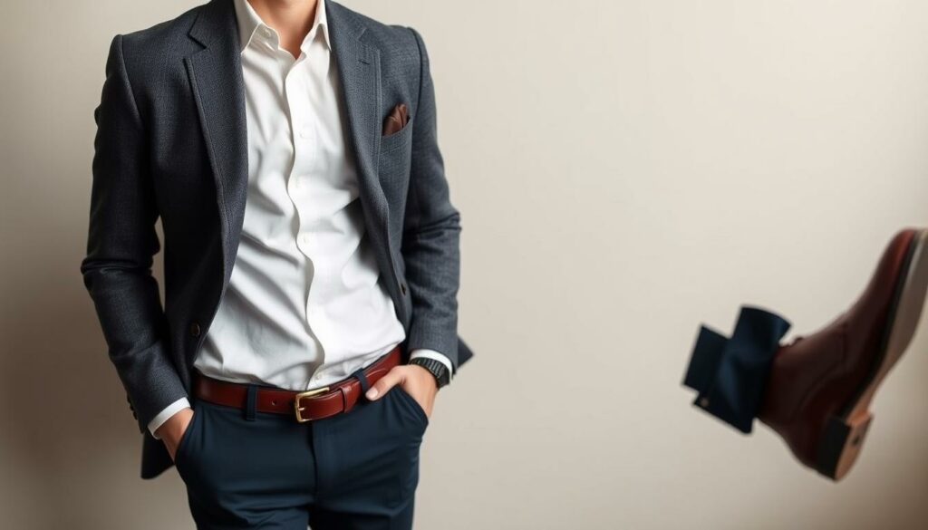 A-stylish-museum-worthy-ensemble-featuring-a-crisp-white-button-down-shirt-tailored-navy-blue-1024x585 Comment s'habiller pour une journée au musée
