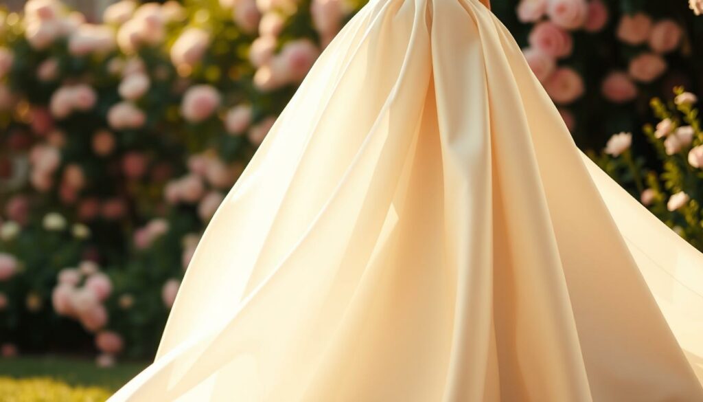 A-whimsical-and-elegant-wedding-skirt-captured-in-a-warm-romantic-light.-A-long-flowing-1024x585 Tenue à base de jupe pour un mariage