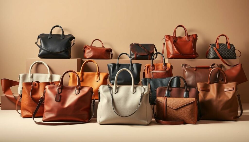 Iconic-fashion-bags-in-a-warm-elegant-studio-setting.-Foreground-features-a-selection-of-1024x585 Sac de cours : tendances 2025